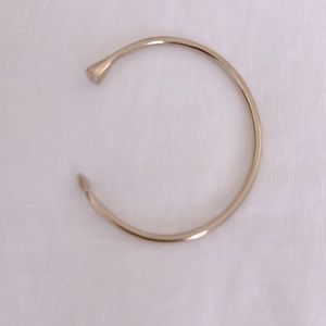 Melinda Maria gold heart cuff bracelet